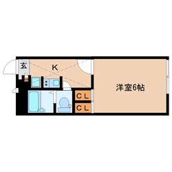 近鉄郡山駅 徒歩7分 1階の物件間取画像